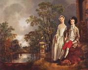 GAINSBOROUGH, Thomas Portrat des Heneage Lloyd und seiner Schwester oil on canvas
